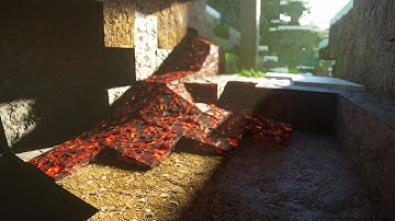 Minecraft Texture Pack with Realistic Lava