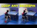 Stop Scooping the Ball: The "Three Downs" Technique to Loop Heavy Backspin