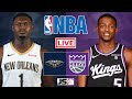 Pelicans vs Kings | NBA Live Scoreboard