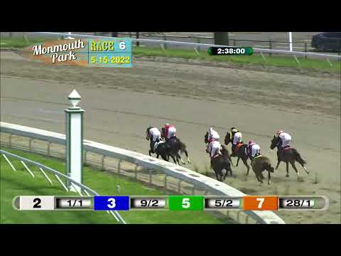video thumbnail for MONMOUTH PARK 05-15-22 RACE 6
