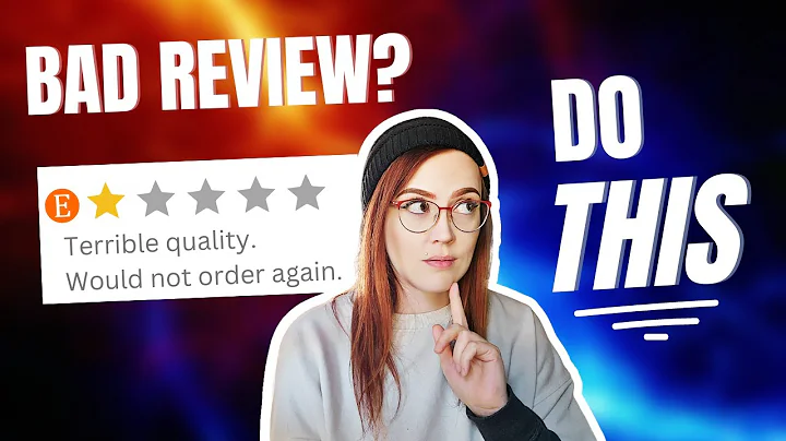 Recover from a Bad Etsy Review - Take Action Now!