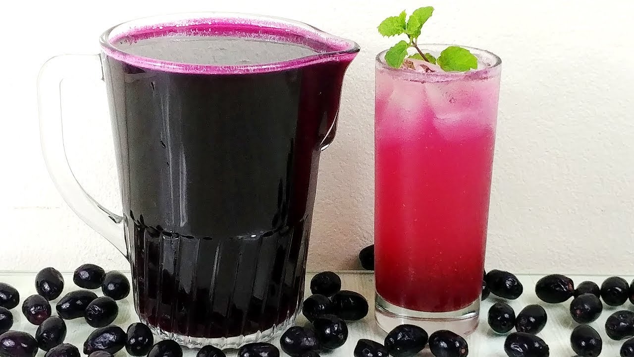 দারুন স্বাদের জামের স্কোয়াশ শরবত জুস সংরক্ষণ পদ্ধতি সহ ! Black Plum Squash Recipe | Jamer Shorbot