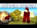 Booga Booga #2 печатаю деньги и торгую, поиски золота и красного камня, сломал бога, сделал шлем