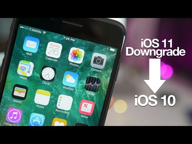 downgrade ios 11 to ios 10.3.3