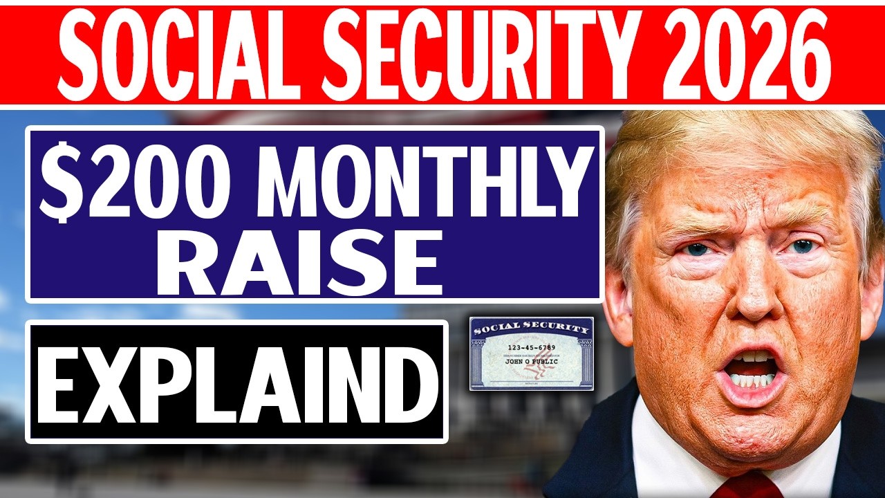 $200 Monthly Social Security Raise RIGHT NOW in 2026