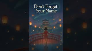 Spirited Away   Don't Forget Your Name (English Version) #dreampop #folktronic  #instrumental #music