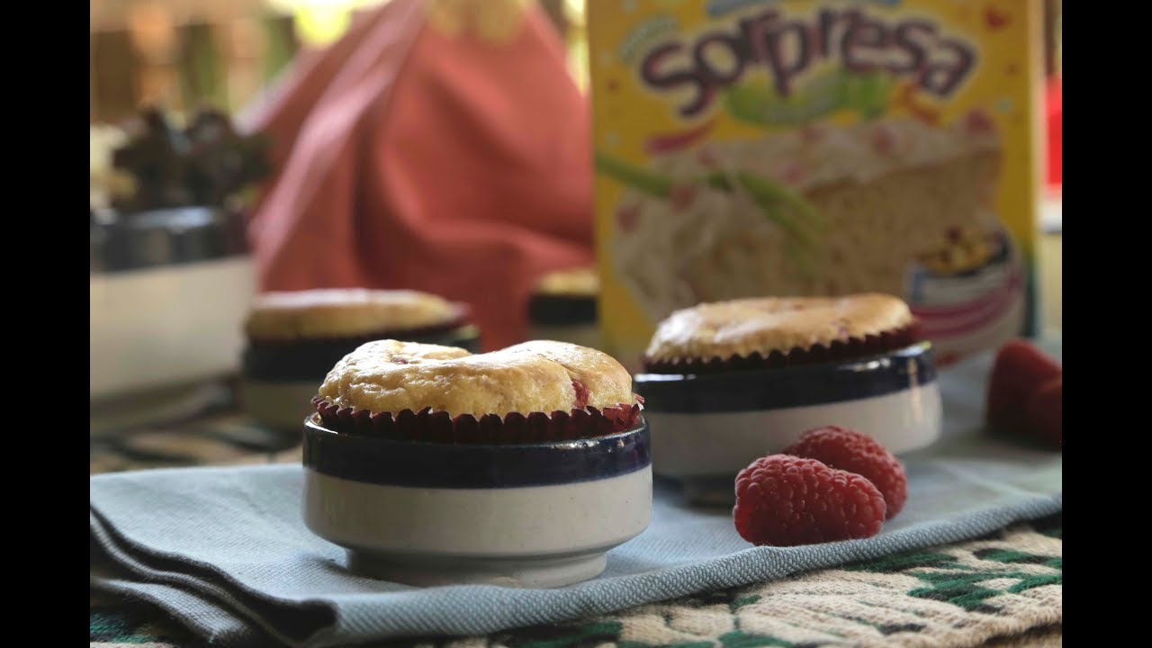 cocina saludable cursos bogota Mantecadas de manzana y frambuesa