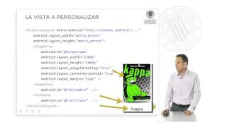 The ViewHolder pattern and its use in a RecyclerView. | | UPV