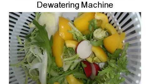 Commercial Fruit And Vegetable Dewatering Machine
