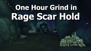 One Hour Grind in Rage Scar Hold--Thick Leather---Gold Farming in WoW Classic