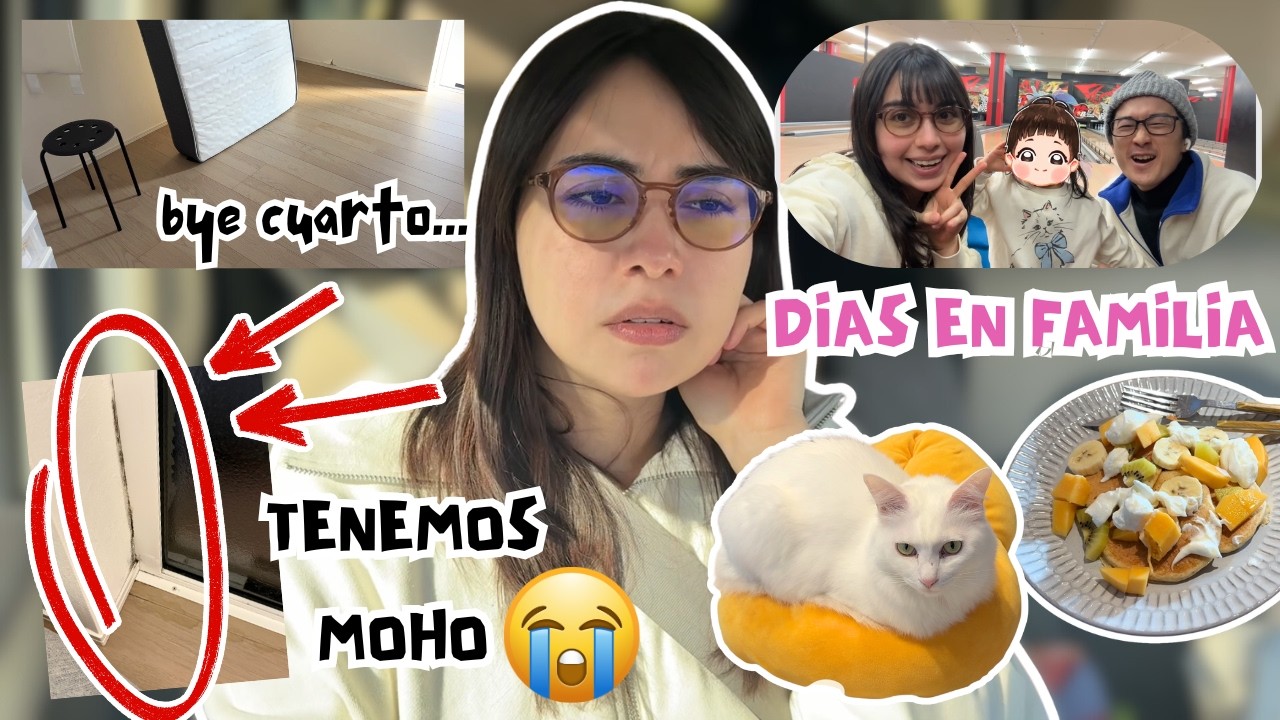 UN MES ALEJADA… perdimos nuestro cuarto por moho 😭 + bolos en familia 🎳