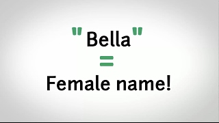 What Does Bella Mean?