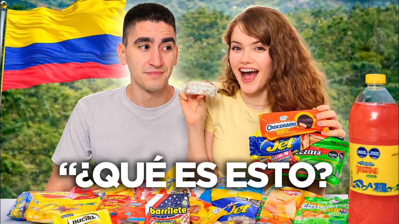 Argentino prueba DULCES colombianos por PRIMERA VEZ