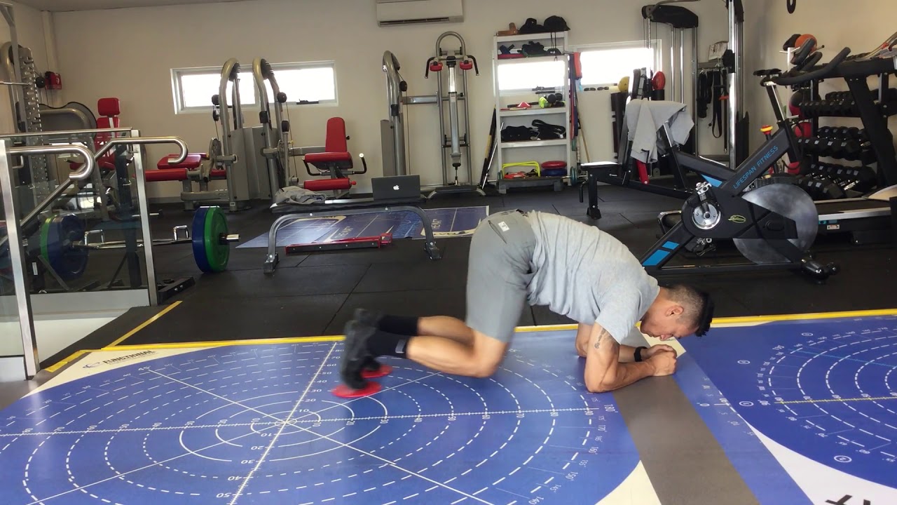 Ed's Exercise of the Day Double Knee Tuck Slide Abs YouTube