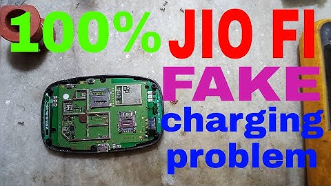 Jio fi fake charging problem solution