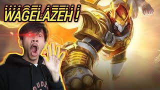 PERDANA PAKE SKIN BARU ALDOUS M1 KING OF SUPREMACY MUSUH AUTO SURRENDER - Mobile legends