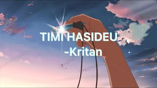 TIMI HASIDEU - KRITAN (lyric video)(unofficial)(AMV)
