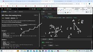 Leetcode 665. Non-decreasing Array (greedy)