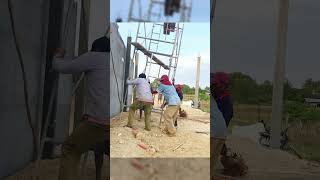 Construction Worker Works#Viral #Respect #Foryou #Amazing #Satisfying