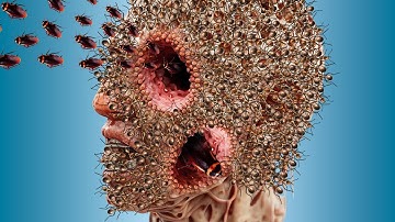 Deep Cleaning Animation - ASMR Removing Ticks, Maggots and insects from Face @EyeASMR5