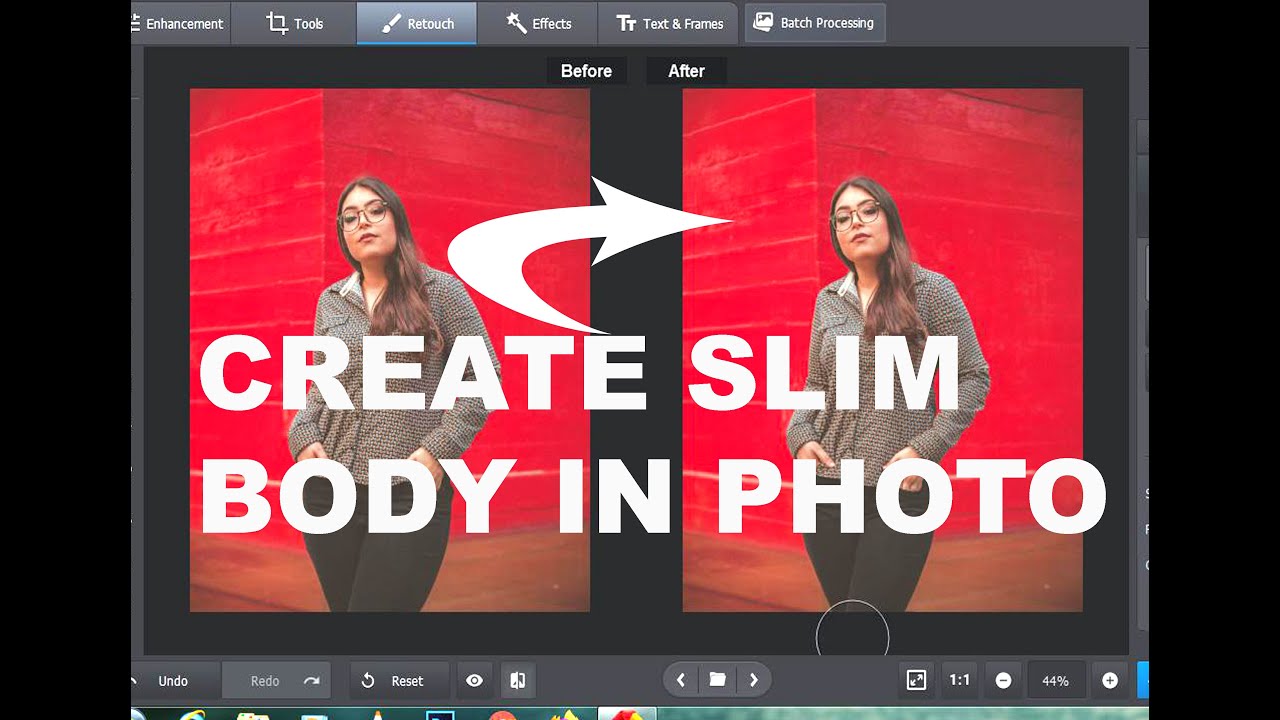 How to create slim body photo in to Get a Fit Body in