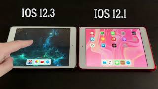 Ipad mini 2 retina IOS 12.1 vs IOS 12.3