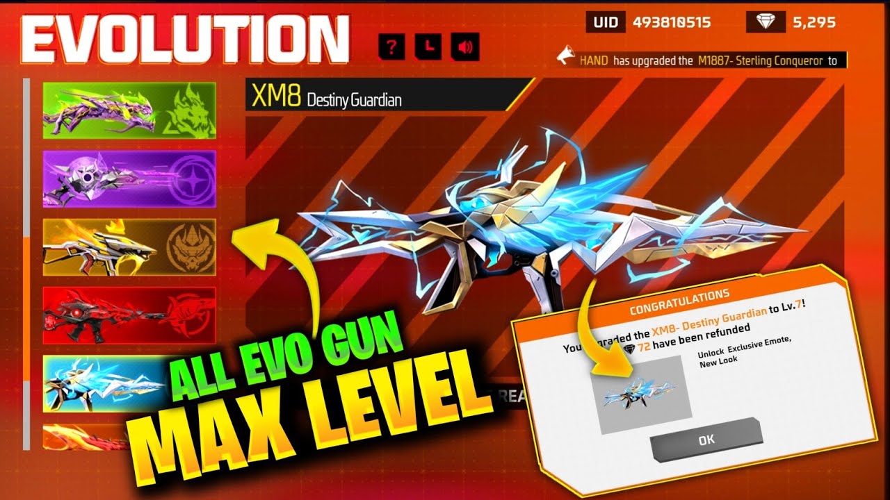 Ok様 ALL EVO GUN UPGRADE EVENT | EVOLUTION NEW EVENT FREE FIRE