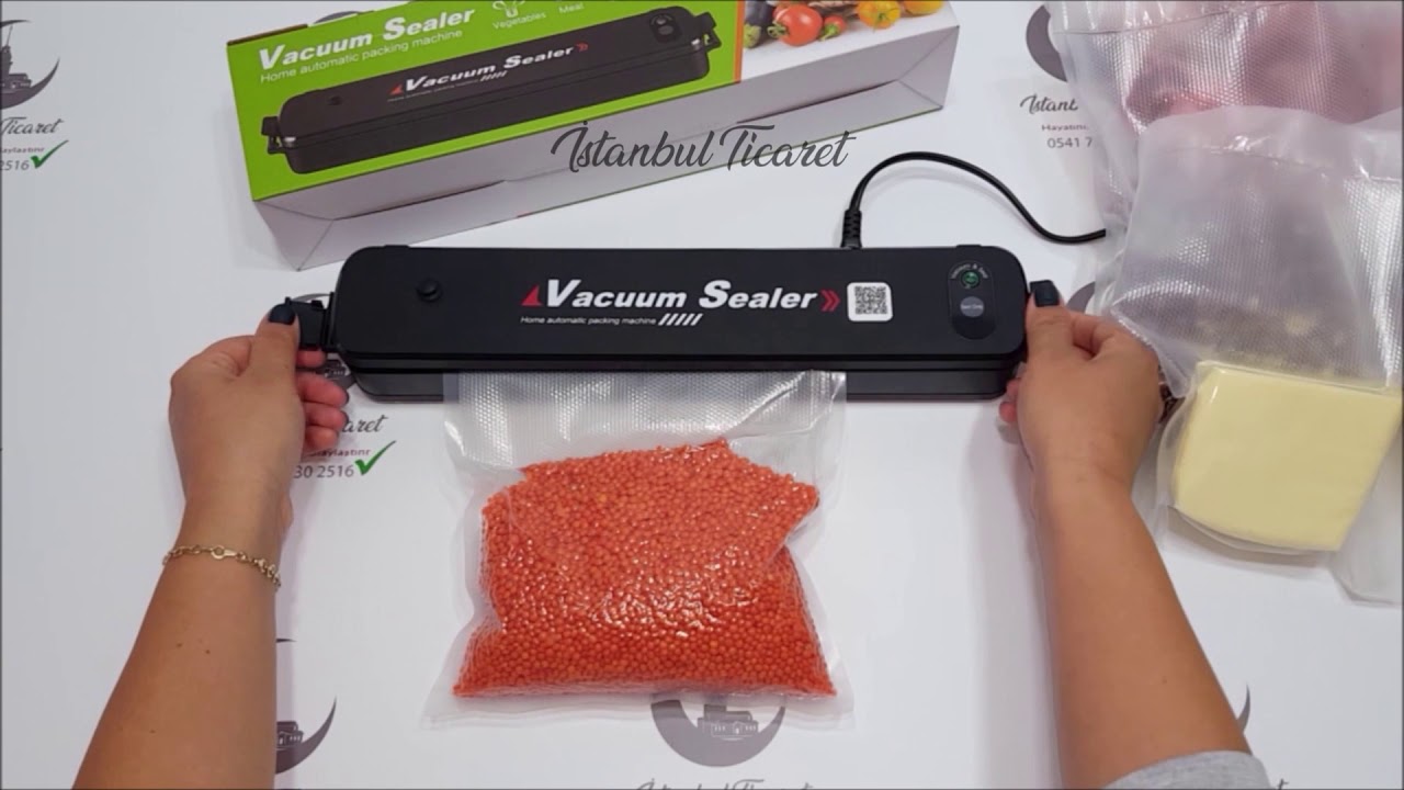 elektrikli ev tipi gida saklama vakum makinesi vacuum sealer youtube