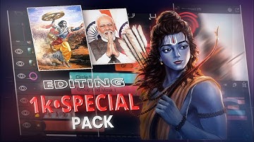 1K Subscribers Special 🏆 Editing pack 🌱 XML & Present || @Ashoka-aep