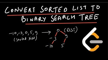 Convert Sorted List to BST | LeetCode 109 | Google Coding Interview Question
