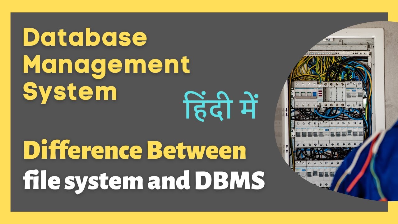 Difference Between file system and DBMS || DBMS tutorial for gate - YouTube