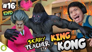 CIEE CIEE~ MISS T PACARAN SAMA KING KONG WKWK! Scary Teacher 3D Part 16 END [SUB INDO] ~Kapan Nikah? screenshot 3