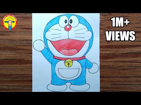 How To Draw Doraemon Step by Step - [2 Examples] + [Video]