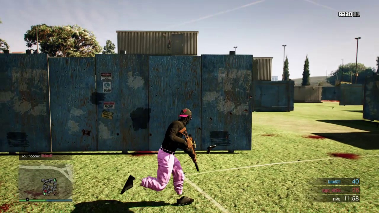 Gta run and gun 1vs1  awful tryhard