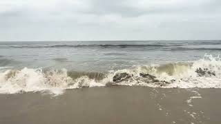 Waves Crashing Onto the Shore