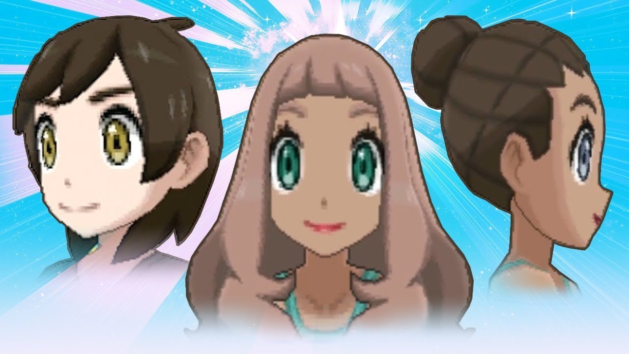 Pokemon Ultra Sun And Ultra Moon Hairstyles And Colors YouTube Pokemon Ultra Sun And Ultra Moon Hairstyles And Colors YouTube