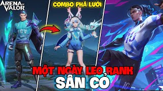 VUX MỘT NGÀY LEO RANK VỚI BIỆT ĐỘI SÂN CỎ COMBO PHÁ LƯỚI TEAM BẠN LIÊN QUÂN MOBILE