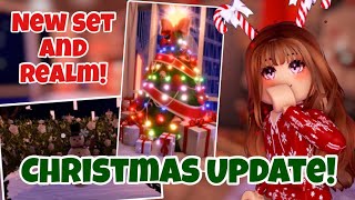 NEW HOLIDAY SET IN ROYALE HIGH!🎄🎀 +APARTMENT UPDATE 