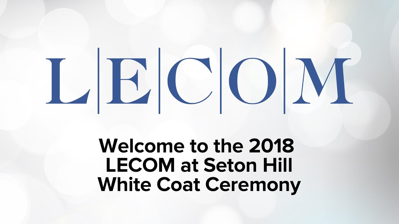 at Seton Hill White Coat Ceremony for the College of Osteopathic Medicine Class of 2022