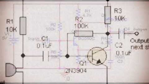 Simple Pre-Amp with One Transistor