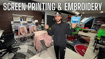 Day In The Life of A Small Business Owner From Home | Screen Printing & Embroidery Business