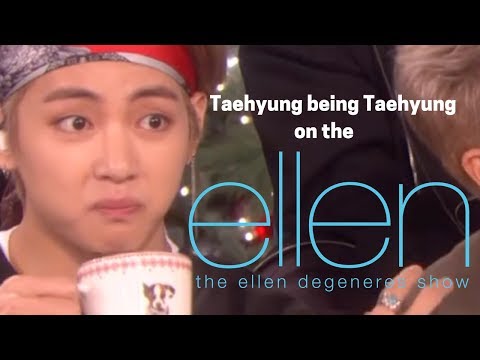 Taehyung being Taehyung on the Ellen Show