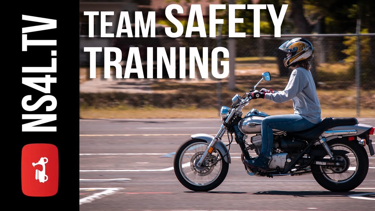 NS4L TEAM DOES GAINESVILLE MOTORCYCLE SAFETY TRAINING NS4L.TV E144