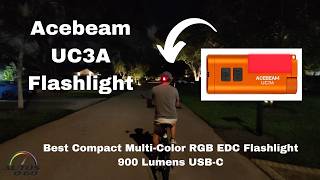 Acebeam UC3A  Review: Best Compact Multi-Color RGB EDC Flashlight 900 Lumens USB-C screenshot 3