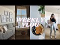 WEEKLY VLOG: building a capsule wardrobe, home decor updates, new vanity reveal &amp; 8 month old update