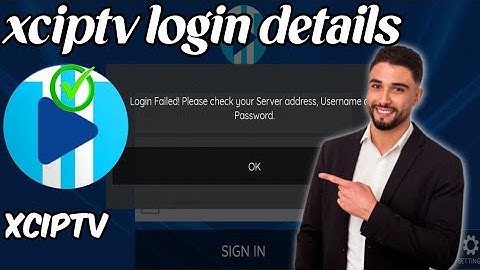 How to login xciptv | Login Failed please check your Server address username and password|UZAIRKHAN