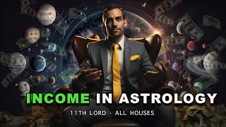Your Income Sources - 11th Lord in 12 Houses | Lunar Astro