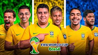 COPA DO MUNDO 2014, mas eu sou NEYMAR e eles HULK e FRED 👑