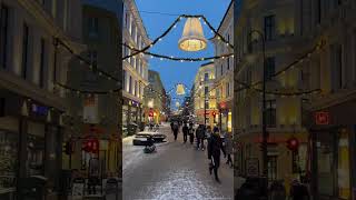 📍Karl Johan Street, Oslo, Norway 🇳🇴❄️😊