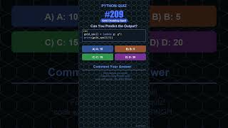 Famous Python Quiz #209 — Can You Predict the Output? #shorts #python Net Worth